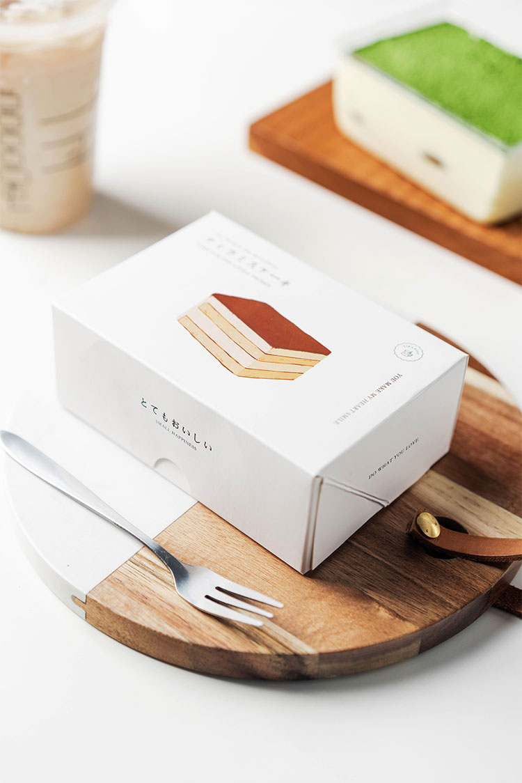 demanke日式提拉米苏包装盒子烘焙手工diy西式甜点慕斯千层豆乳蛋糕