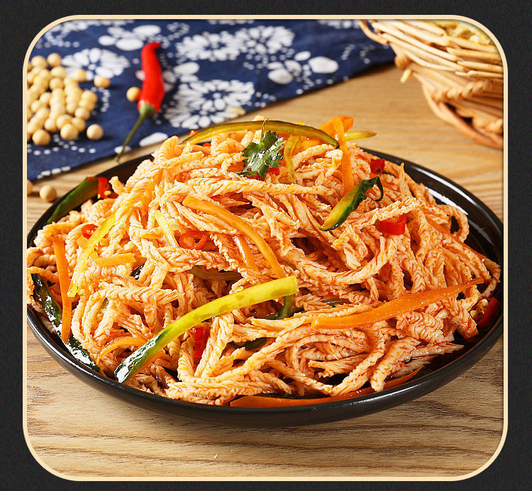 素羊肚丝豆制品干货 多规格 豆皮条丝人造肉腐竹丝凉拌火锅麻辣烫 素