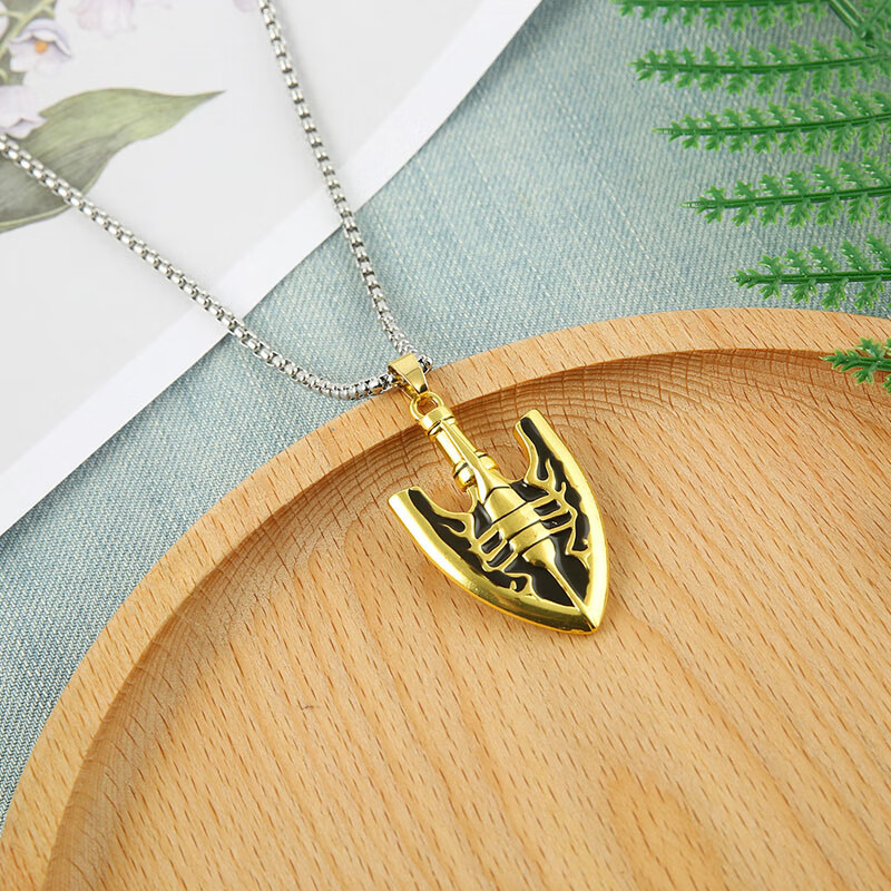 jojo周边虫箭项链替身觉醒钥匙扣背包挂件黄金之风石之海挂饰 珠子