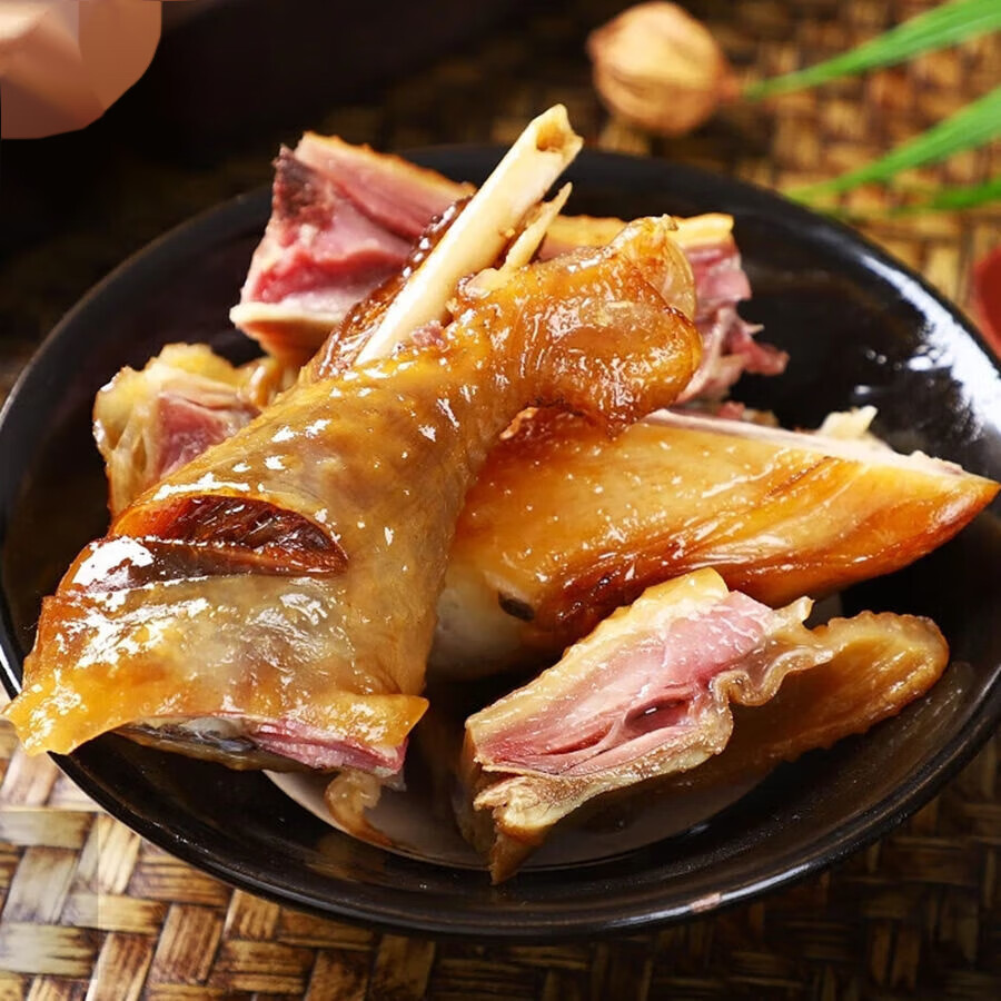 榕下小鹿 风干鸡即熟食品山东德州特产散养土鸡整只味批发 清真风干鸡