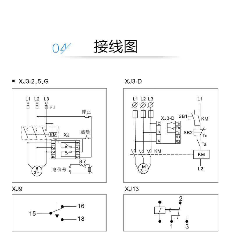 德力西断相与相序保护器xj3d断相与相序保护继电器xj3dac380v