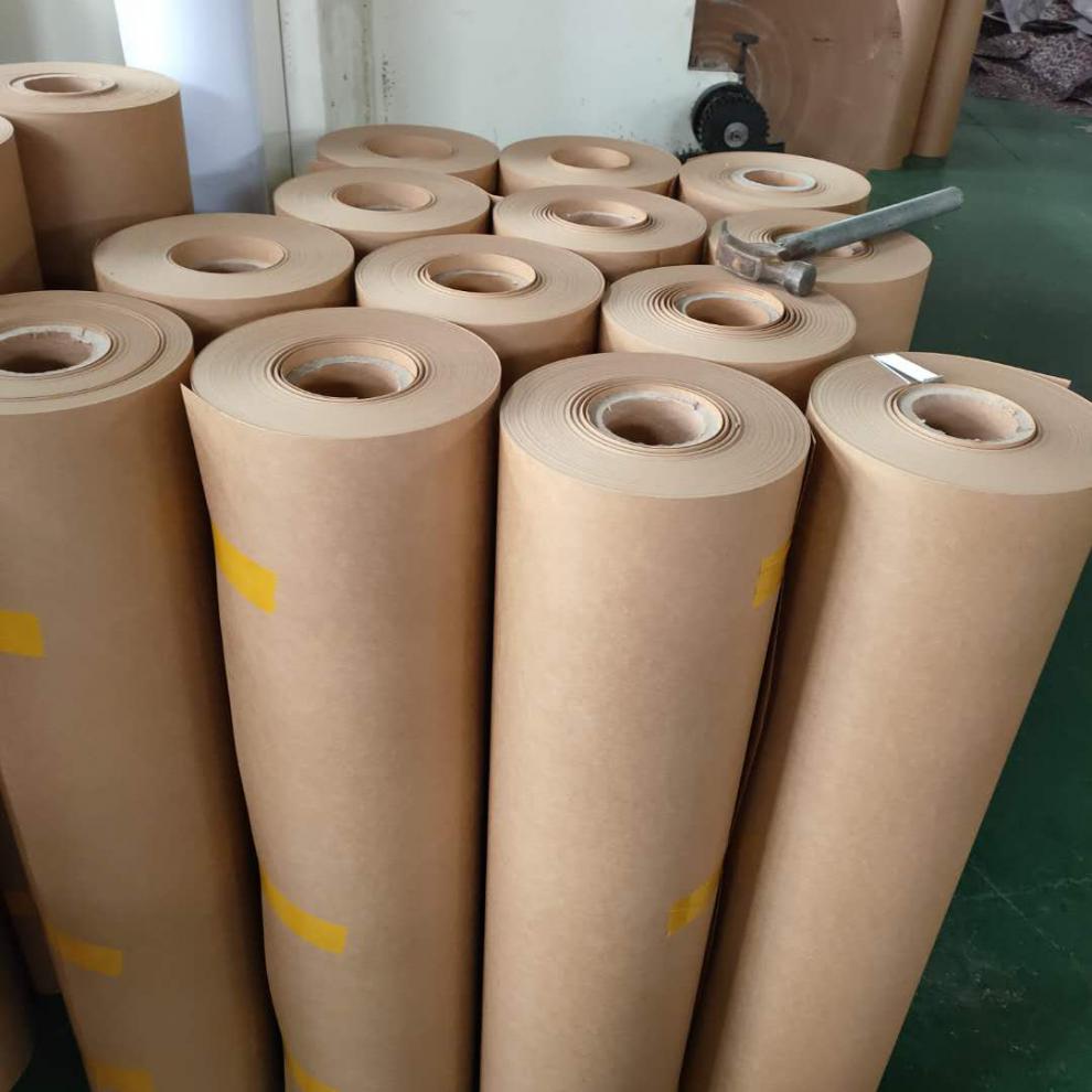 进口大张卷筒牛皮纸包装纸服装打板纸样板纸工业用纸防污垫底 进口250