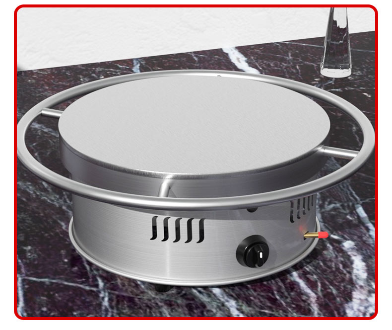 40圆形旋转燃气煎饼机