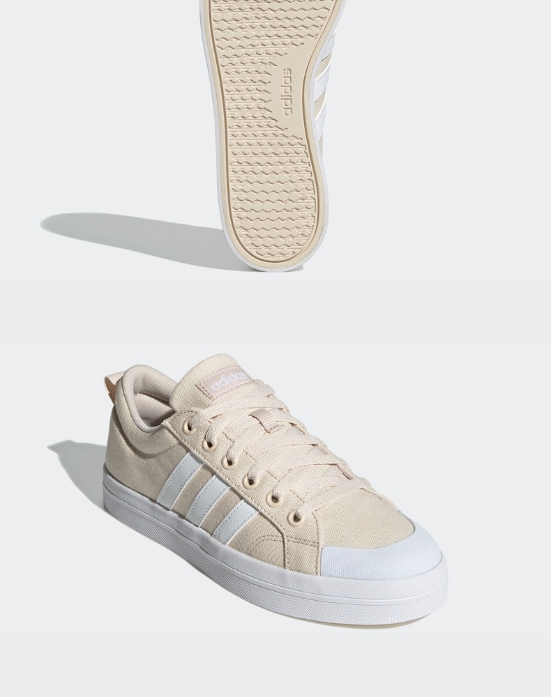adidas阿迪达斯官网neo bravada女鞋低帮休闲帆布鞋fy8804 浅鹅黄/白
