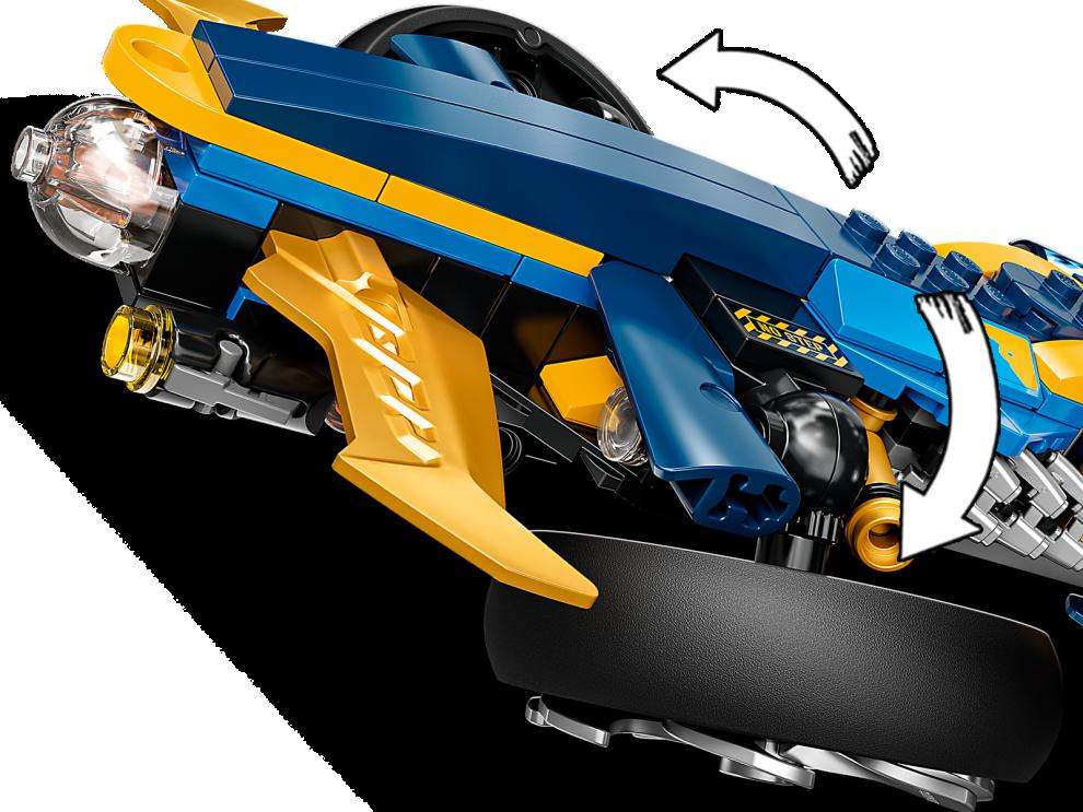 乐高积木拼装幻影忍者系列71752忍者水下极速战车男孩子儿童玩具