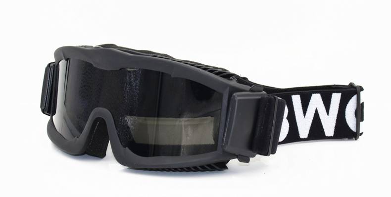 射击眼镜战术眼镜偏光户外军迷射击防弹护目镜骑行近视墨镜蝗虫风镜黄