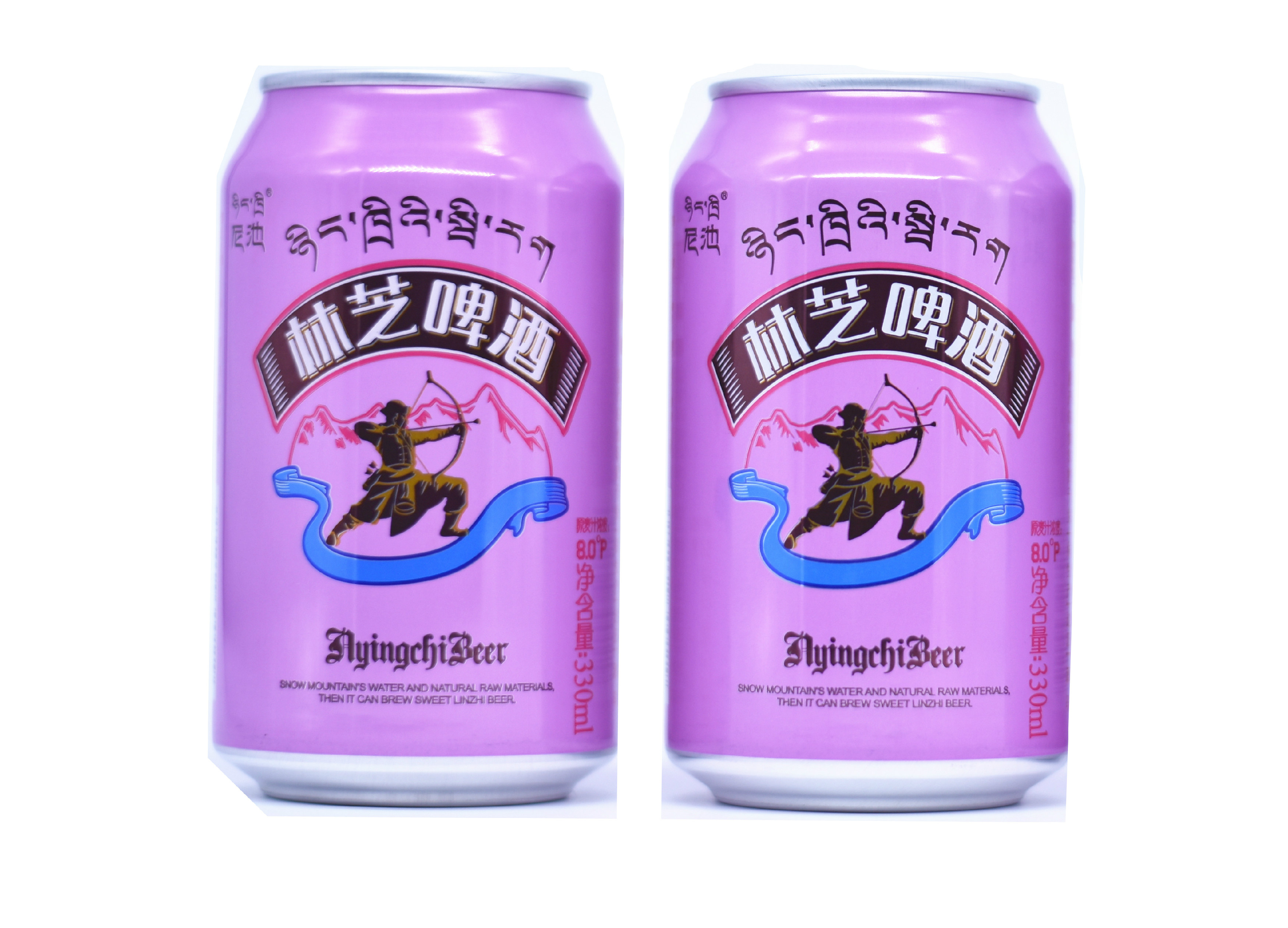 5折林芝啤酒330ml24瓶西藏林芝啤酒醉美庄园整箱西藏拉萨青稞啤酒精酿