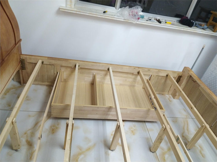 定制实木支撑脚床横梁配件床底承重龙骨支撑柱床腿床子支架加固定制