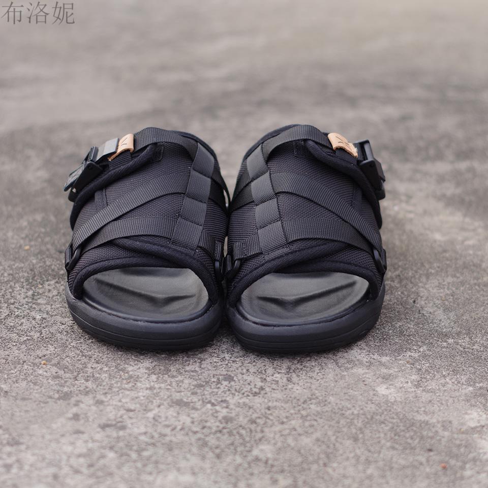 clot陈冠希鞋子visvim新款潮牌网红波点真1皮防臭陈冠希牛皮拖鞋