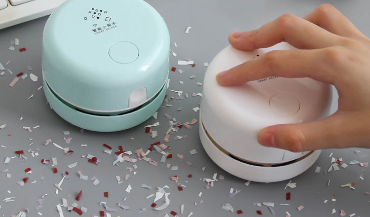 小郎人桌面清洁器自动清理器小学生迷你吸尘器便携橡皮渣强力电动吸屑