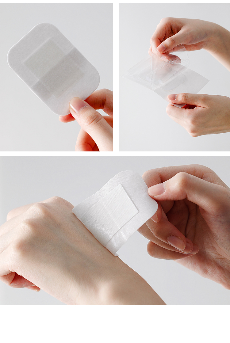 创口贴防水透气创可贴伤口止血贴急救贴脚后跟贴防磨脚贴绿色