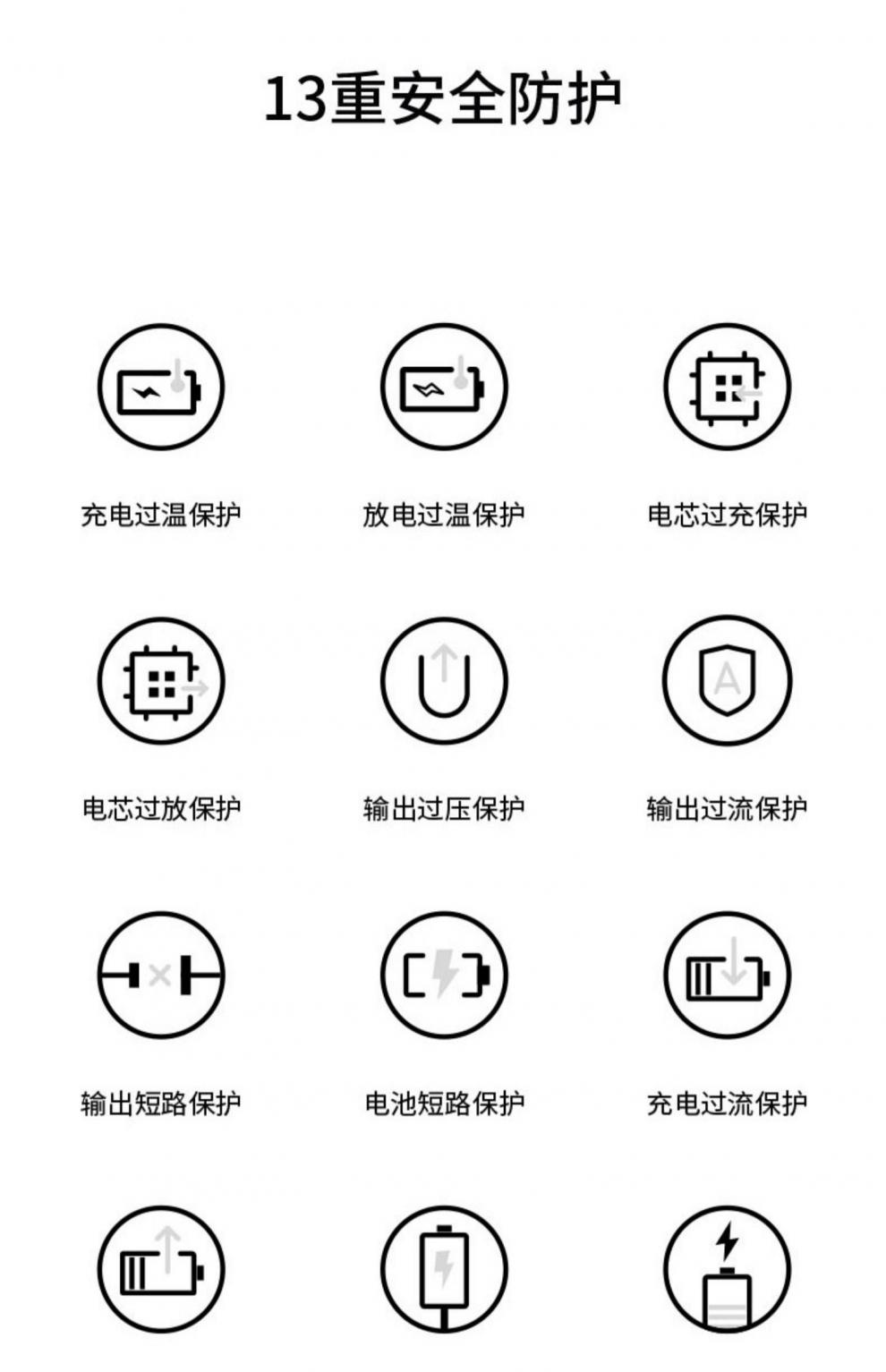 甄选好货华为66w充电宝12000毫安mate40pro快充rs移动电源珍珠白收纳