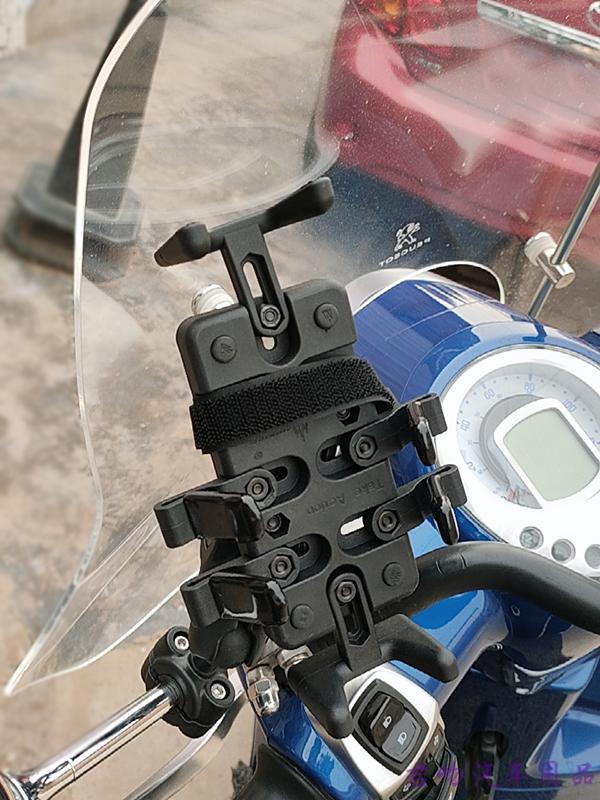 标致姜戈150摩托车改装配件手机支架sf3/sf4减震手机支架导航支架