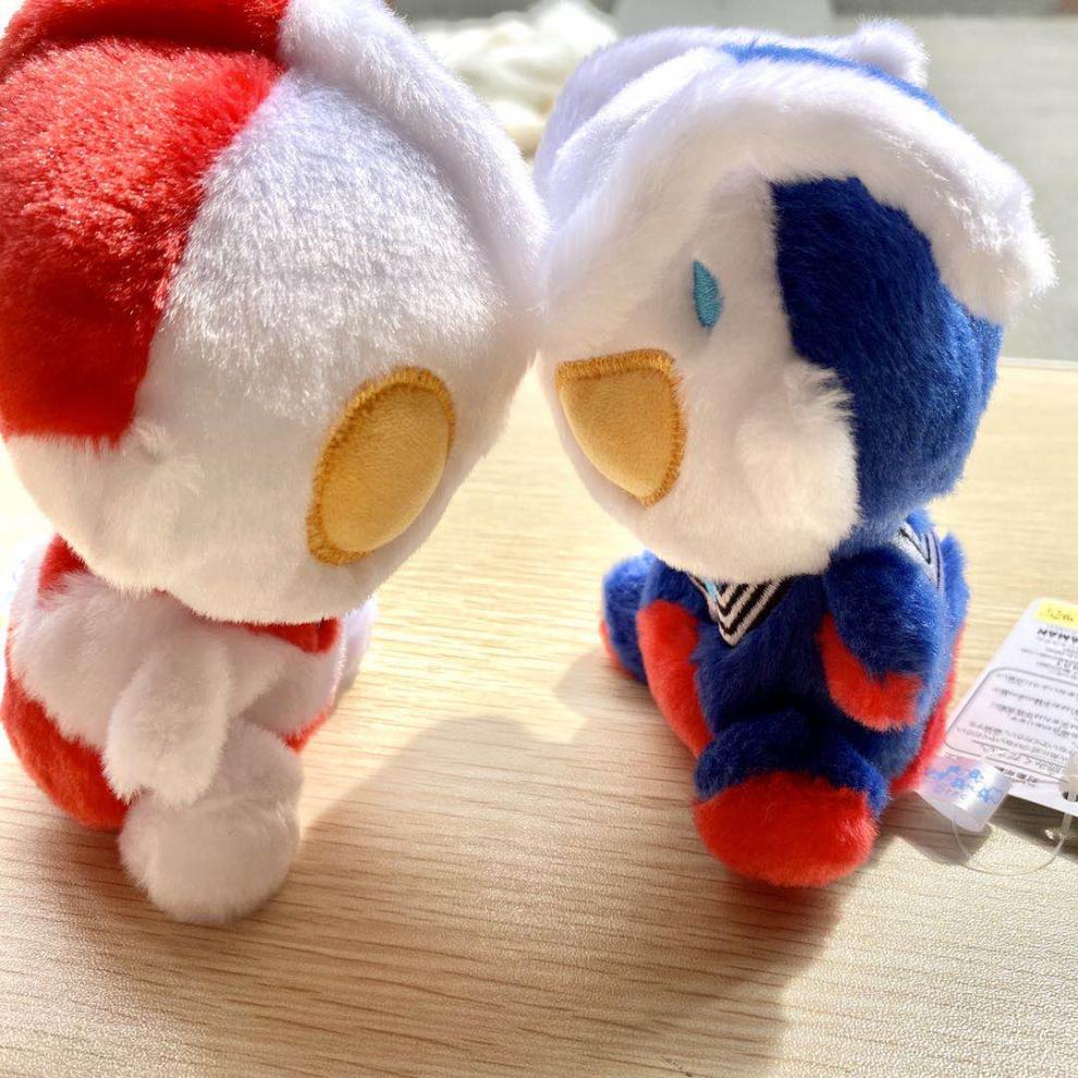 迎六一现货m78限定款q版赛罗初代奥特曼珍藏系列纪念版毛绒公仔玩具