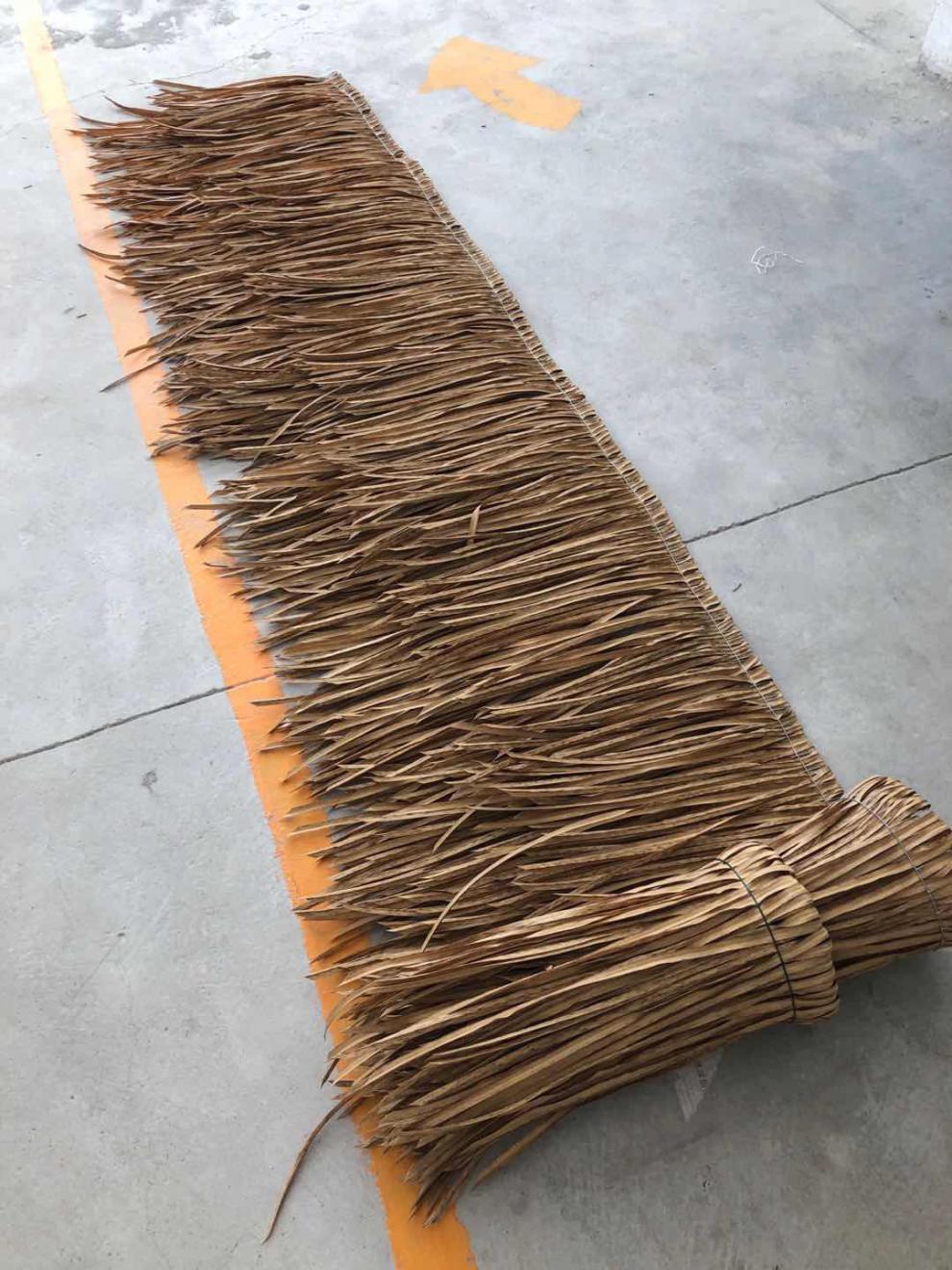 新款茅草屋顶毛草塑料仿真稻草民宿农家乐特色茅草房假茅草瓦1米j玉米