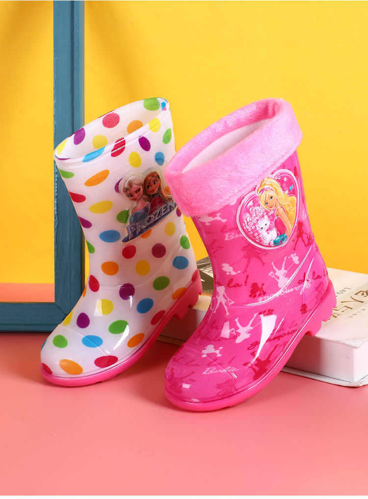 valor man高筒儿童雨鞋水鞋雨靴宝宝学生小女孩女童男童胶鞋耐磨大童