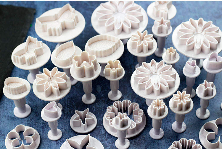 生态家居同款33件套馒头压花模具宝宝辅食蝴蝶面卡通花样包子面点蛋糕