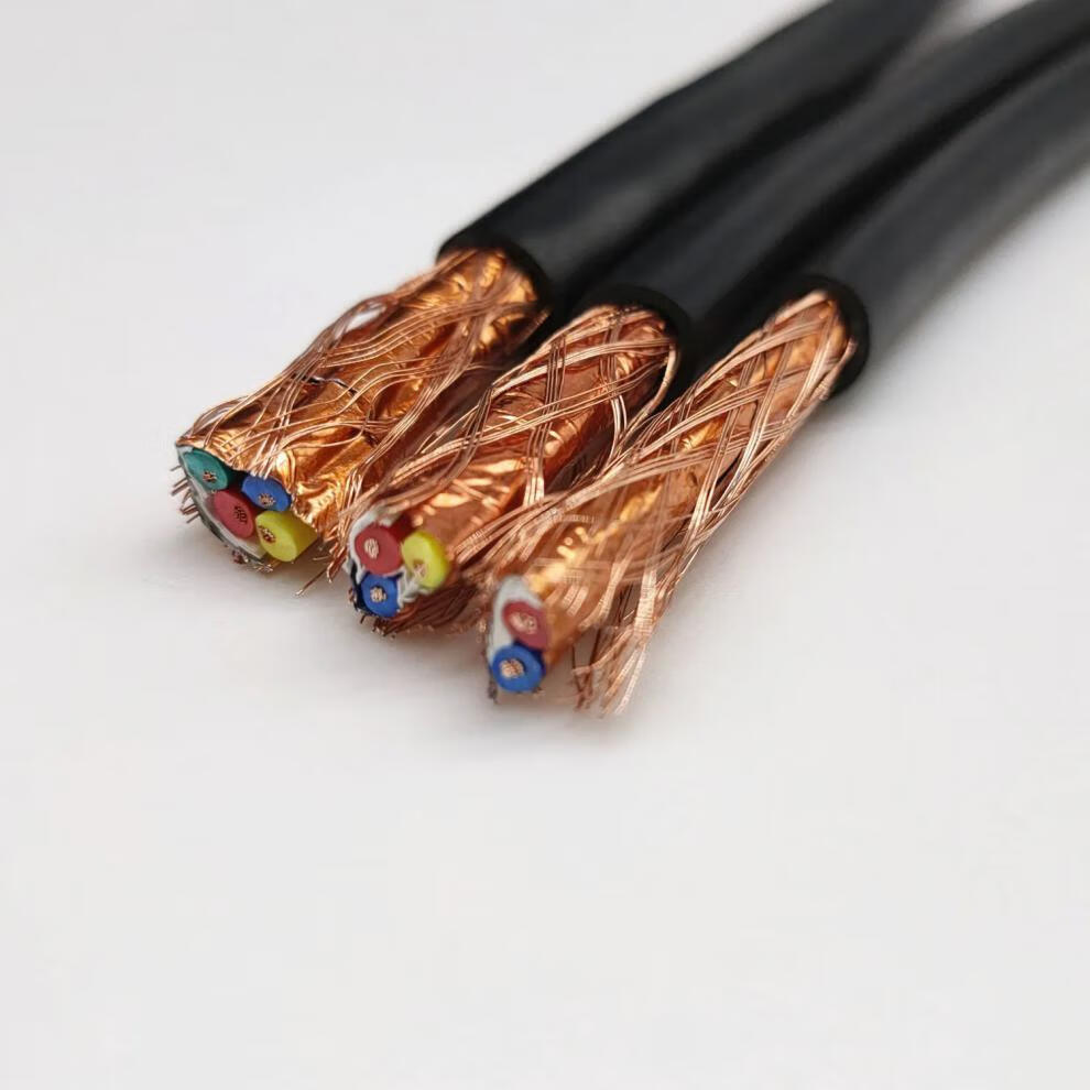 屏蔽线rvvp2 3 4 6芯x0.5/0.75/1/1.5/2.5平方信号控制电缆护套线 rvv