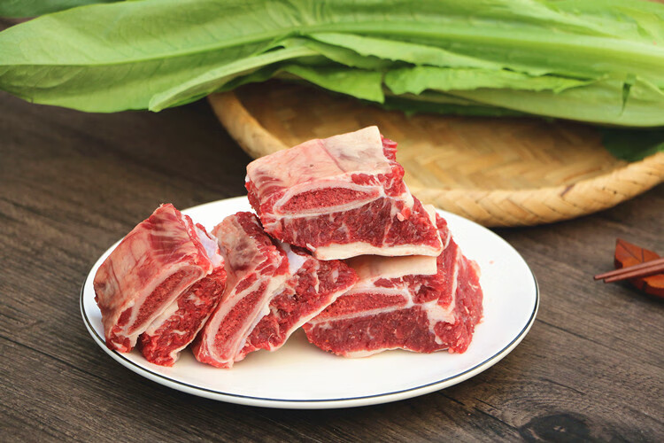 黄牛肋排 现杀新鲜黄牛排牛小排牛排骨 牛肋排5斤【图片 价格 品牌