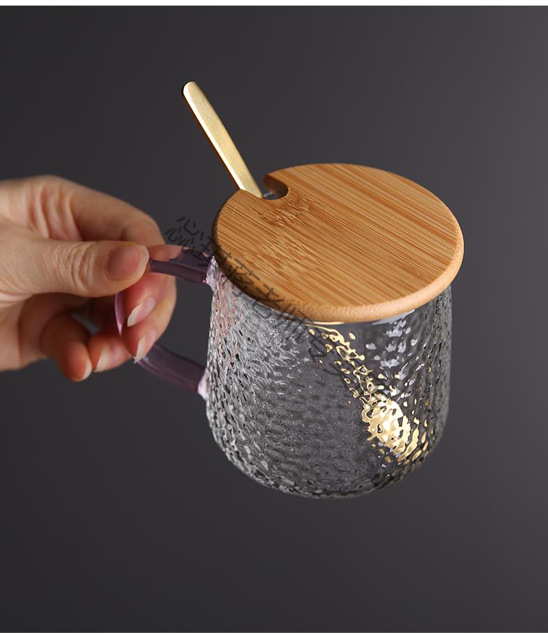 杯盖通用硅胶陶瓷通用马克子加厚茶盖竹木盖盖陶瓷杯盖有孔 12cm樱花