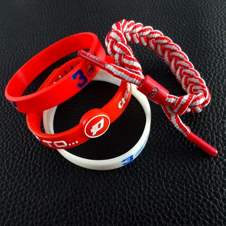 幻源篮球手环篮球球星克里斯保罗手环3号男运动可调节金属腕带nba全