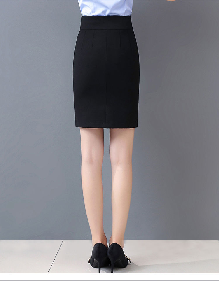 罗蒙【特价捡漏】一步裙半身裙包裙女夏工装裙西装裙女职业裙子包臀