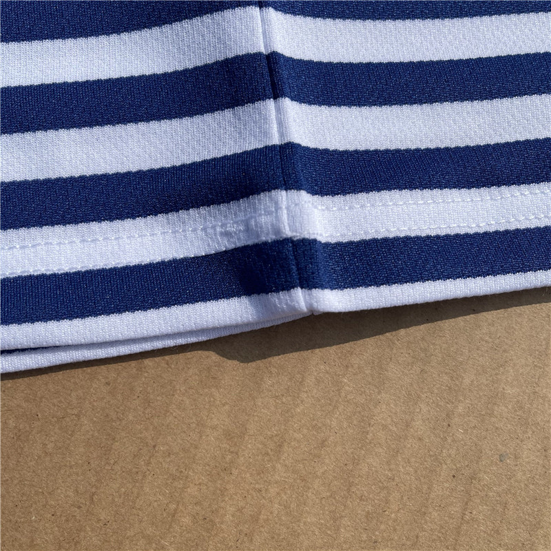 军训服t恤海军衫蓝白条纹海魂衫体能跑步服圆领短袖速干t恤军t恤特战