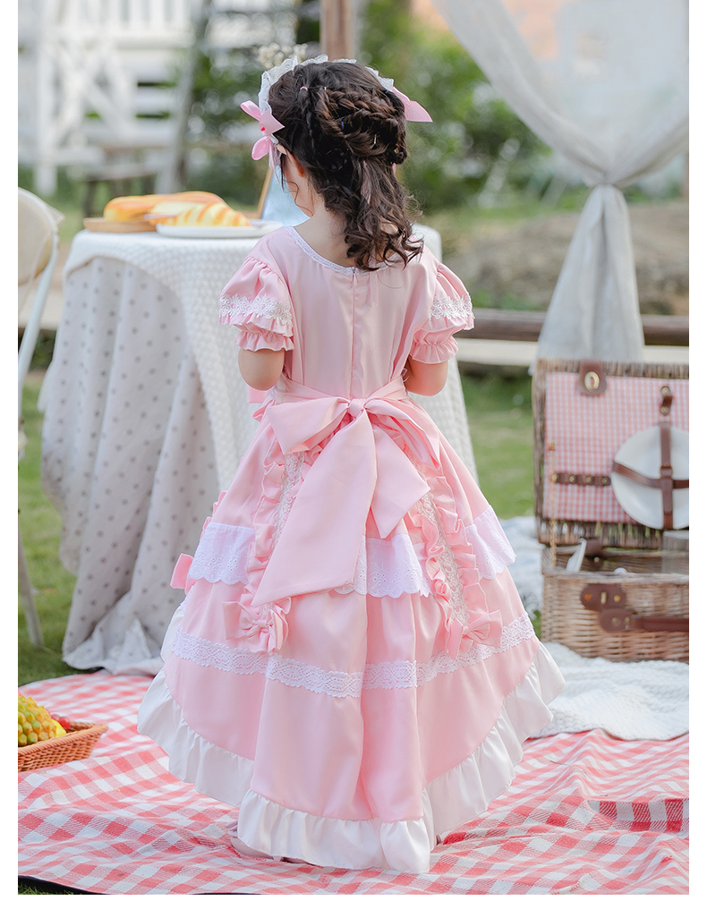 exemaba正版儿童洛丽塔童装暗黑小学生lolita裙公主洋装女童萝莉塔