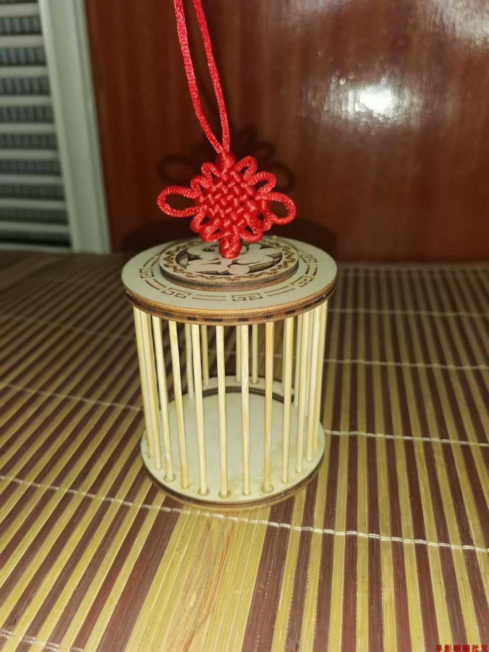 蝈蝈笼子蝈蝈罐子竹制蝈蝈活排笼鸣虫纯手工超大双格蝈蝈葫芦叫罐