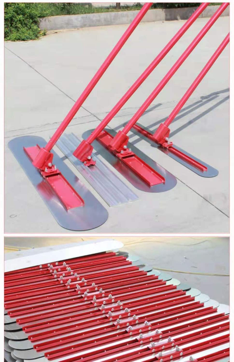 德艺 混凝土大抹子收面工具提浆混泥土水泥路面抹平刮平尺整平收光