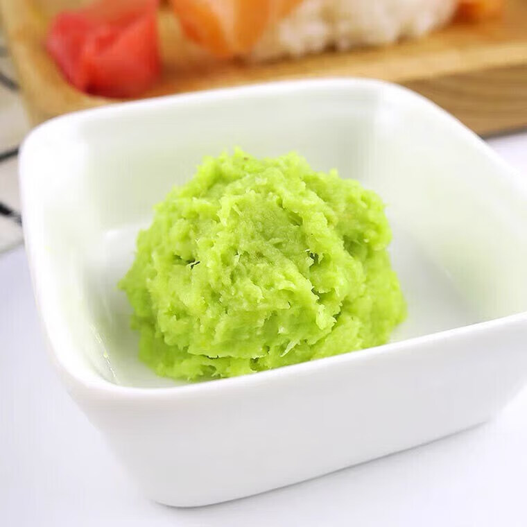 鲜辣根酱新鲜芥末现磨山葵日料店刺身食材寿司料理500g装 500g【图片