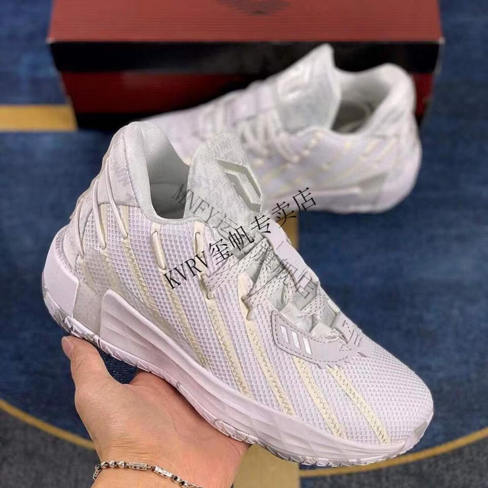 利拉德7代篮球鞋dame7圣诞冰蓝亡灵节巴光年实战男运动鞋 利拉德7白金