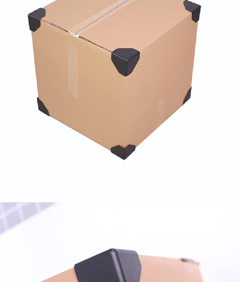 塑料护角快递箱子运输直角包装纸箱保护三角形三面型防撞包角脚垫 35