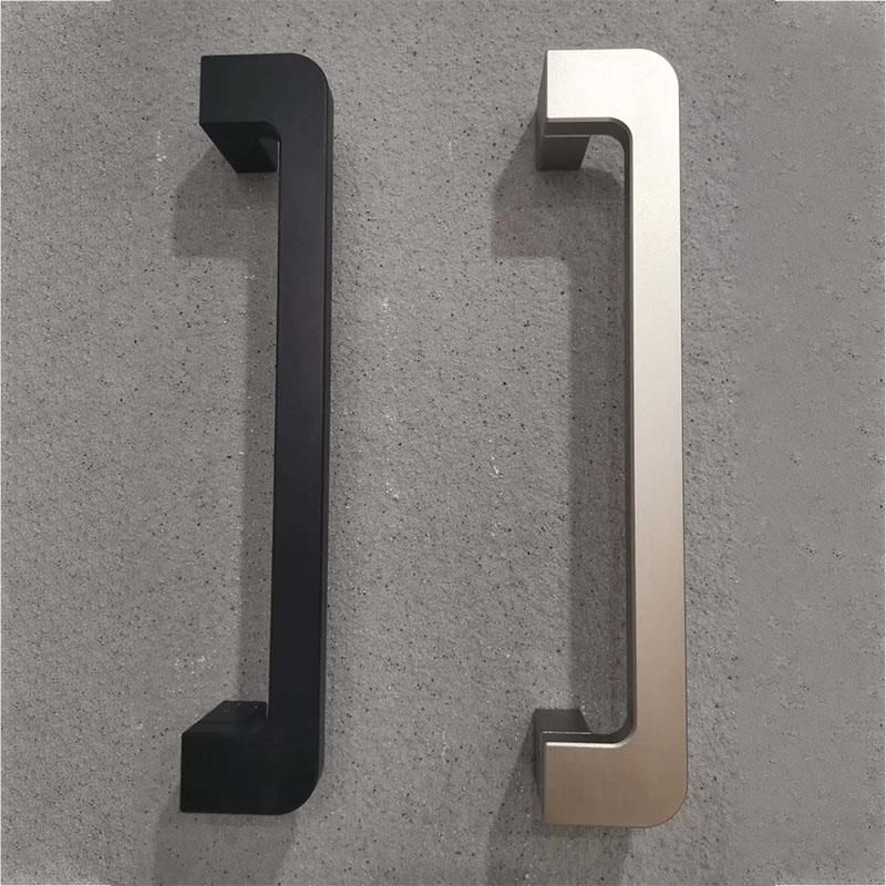 窄边推拉门大拉手钛镁合金门执手阳台厨房隔断门拉手窄边框拉手 350长