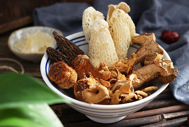 野生菌汤包干货煲汤食材云南特产竹荪姬松茸菌菇类山珍汤料羊肚菌