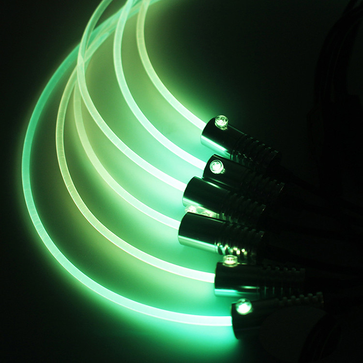 12v光纤小光源3w光纤光源导光光纤led发光汽车氛围灯头导光条光源灯头