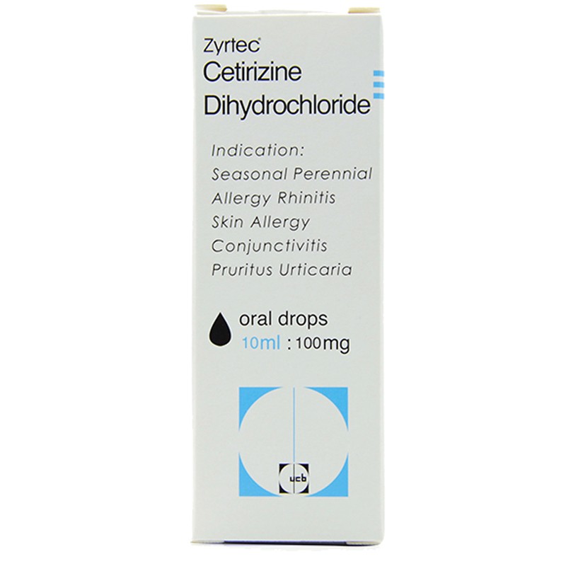 仙特明盐酸西替利嗪滴剂10ml1盒装