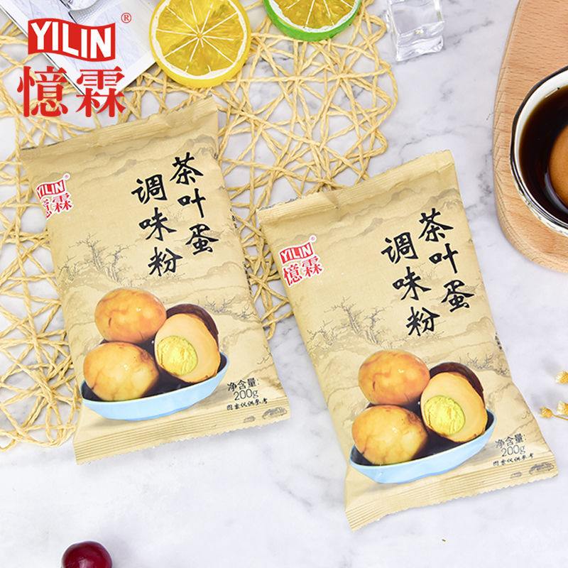 618促销忆霖茶叶蛋调味粉200g自家卤鸡蛋商用五香煮茶叶蛋调料包无渣