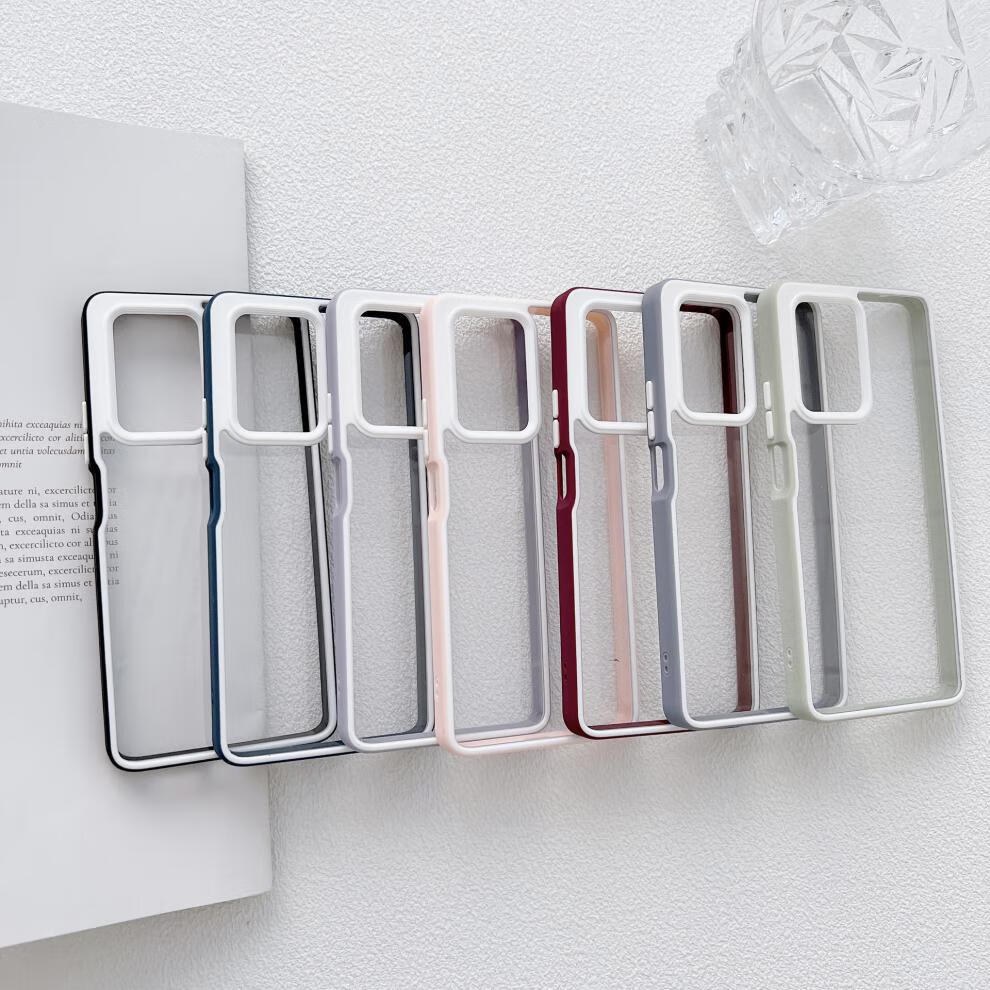 hkxa小米redmi10s优盾三合一手机壳moto保护套三星s22华为a13 浅紫