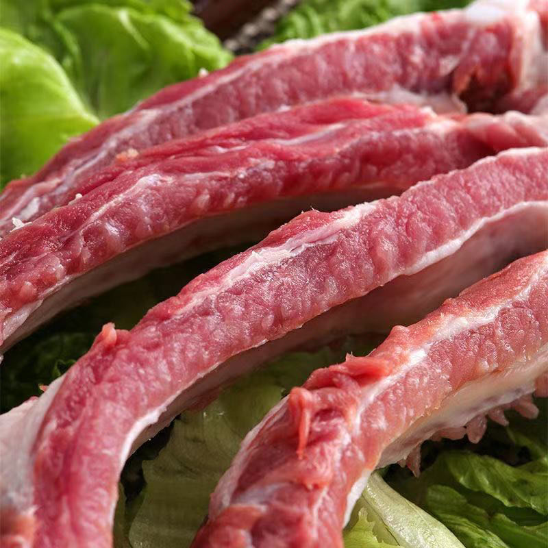 锦祥橙新鲜猪肋排土猪排骨原切整箱批发肋排条猪前排猪小排 3斤【图片