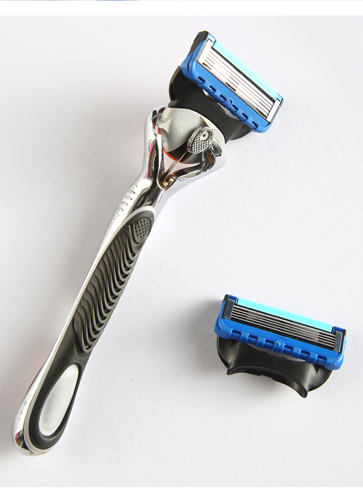 吉列gillette德国进口五层风速5刀片手动剃须刀刀片老式锋稳刮胡刀头