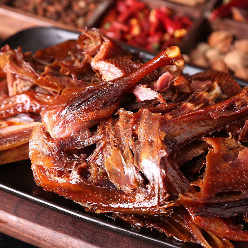 仙都酱板鸭湖南特产仙都出品手撕酱板鸭整只装仙都粉色包装网红手撕酱