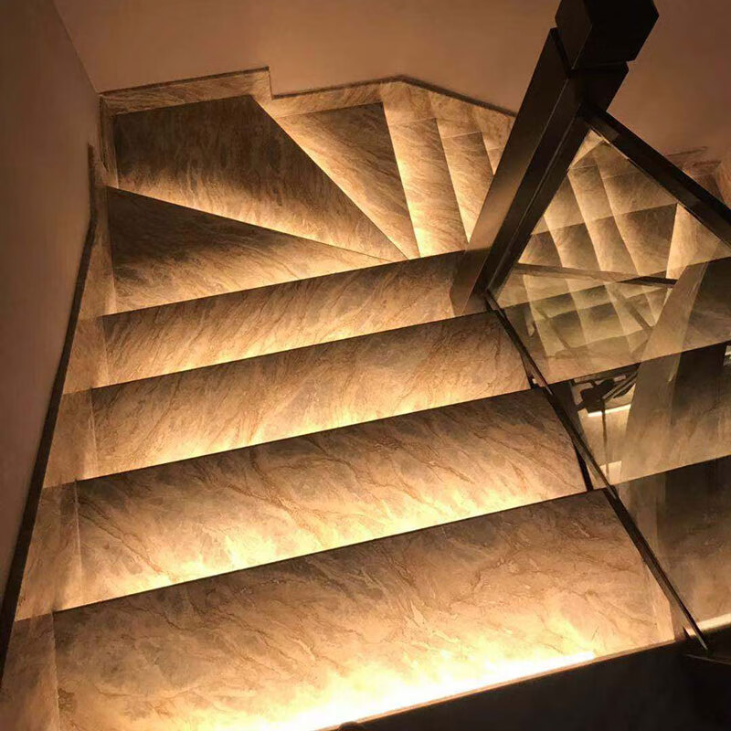 惢琪追光灯舞台灯网红楼梯踏步灯台阶智能感应流水灯带铝槽嵌入式跑马