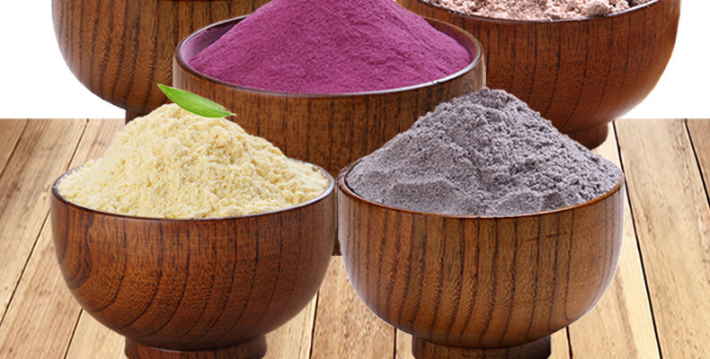 杂粮面粉紫薯黑米绿豆高梁玉米粉家用粗粮彩色馒头挂面蔬菜饺子粉