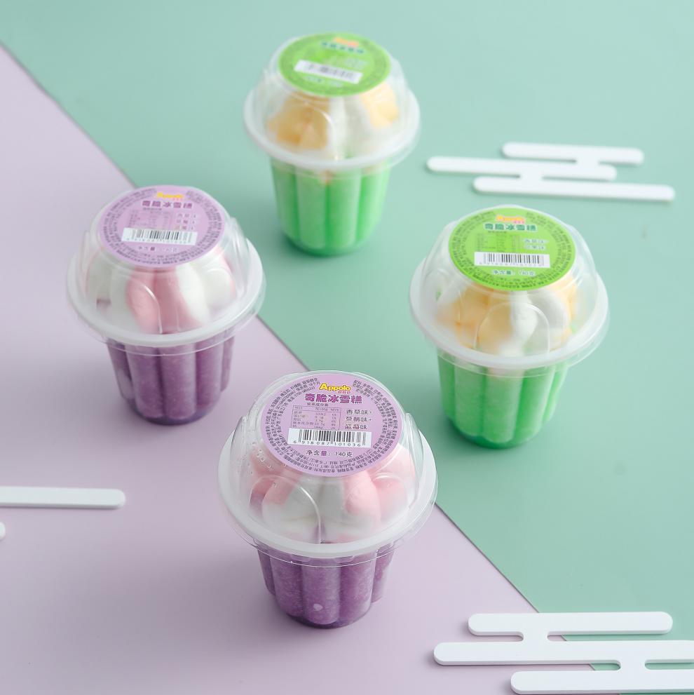 appolo阿波罗奇脆冰雪糕沙冰果汁冰激凌杯装冷饮140克杯奇脆冰杯香草