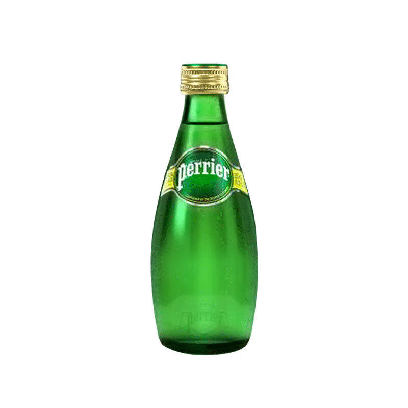 巴黎水 perrier 330ml*24玻璃瓶 天然含气矿泉水 江浙沪皖地区【图片