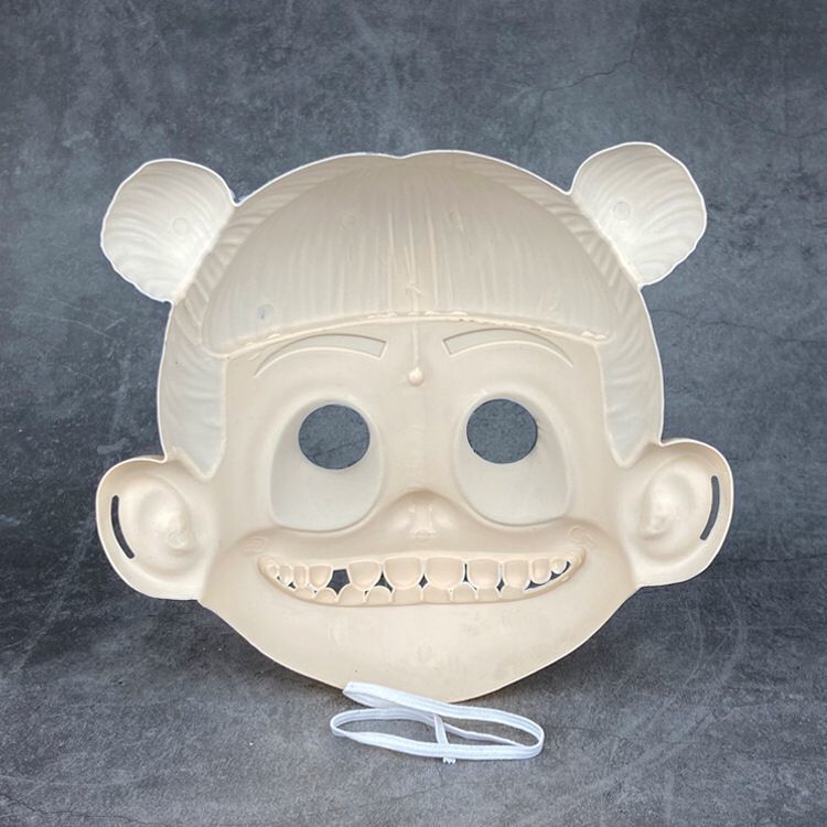 抖音款六一节哪吒之魔童降世哪吒儿童面具套装幼儿园活动表演道具