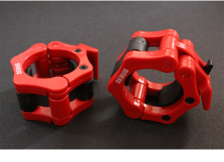 杠铃卡扣50mm奥杆标准快速拆卸安全锁卡扣 黄色【图片 价格 品牌 报价