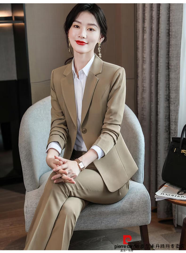 女装高端西装外套女秋气质小个子修身女士正装上衣工作服职业西服套装