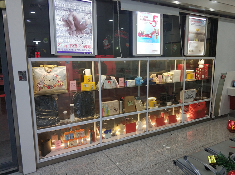 手办柜深圳展示柜展厅展柜透明玻璃商用样品证书礼品玩具家用立墙柜